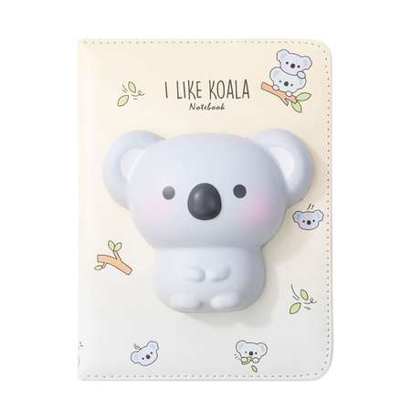 Блокнот со сквишем Михи-Михи Коала I Like Koala формат А5 разноцветный