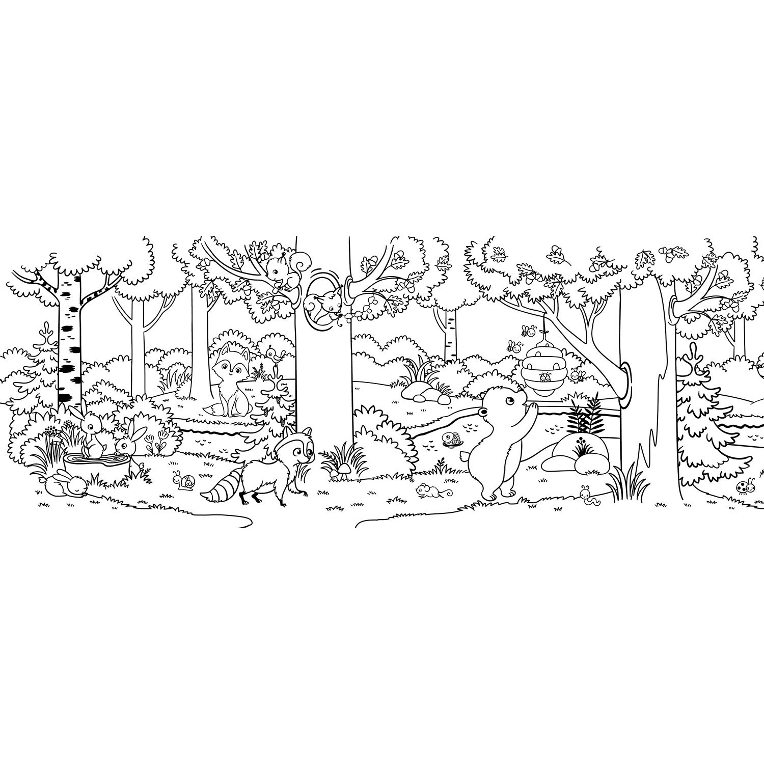 Набор для творчества Фантазер Раскраска панорама акварелью Дети и Радуга/Мир животных в ассортименте 737151-737152 - фото 6