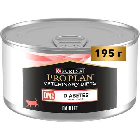 Корм для кошек Purina Pro Plan Veterinary diet 195г DM при диабете мусс