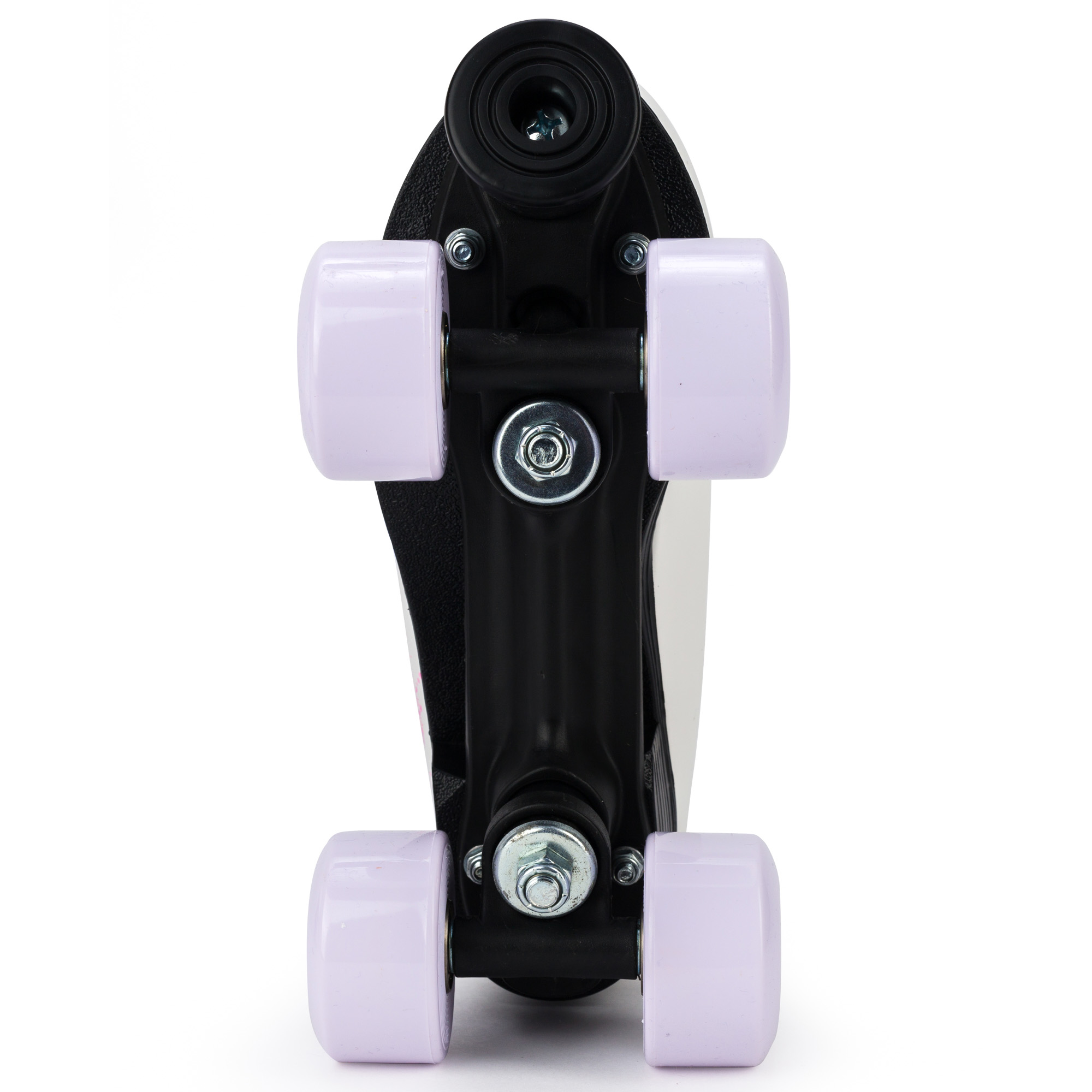 Роликовые коньки SXRide Roller skate YXSKT04WPUR36 белые с фиолетово-розовым орнаментом 36 - фото 4
