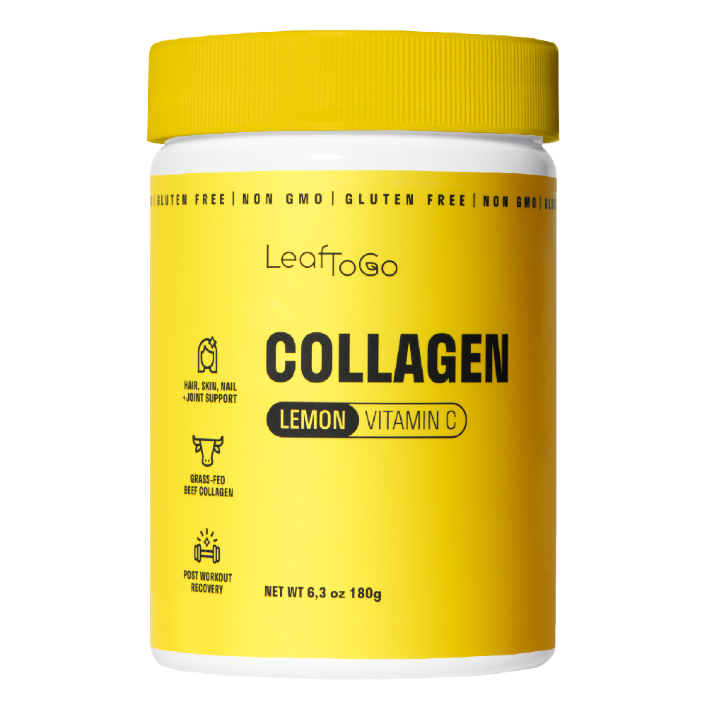 Коллаген пептидный+Витамин С LeafToGo с лимонным вкусом - фото 1