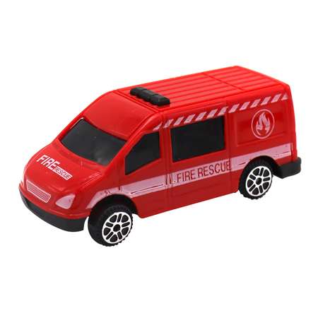 Игровой набор Funky Toys машина-кейс пожарная 6 штук FT0314423-МП