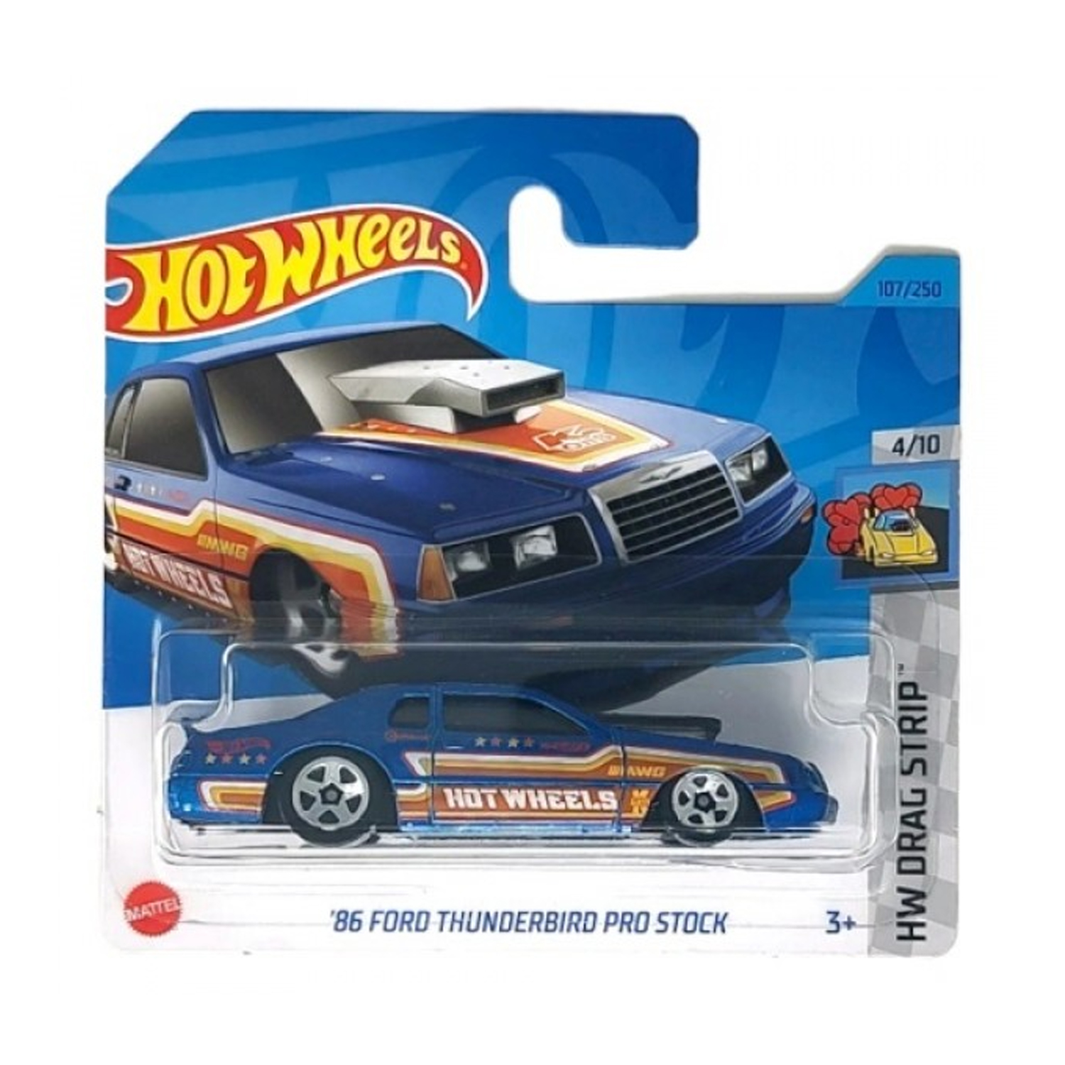 Игрушечная машинка Hot Wheels ford thunderbird pro stock купить по цене 349  ₽ в интернет-магазине Детский мир