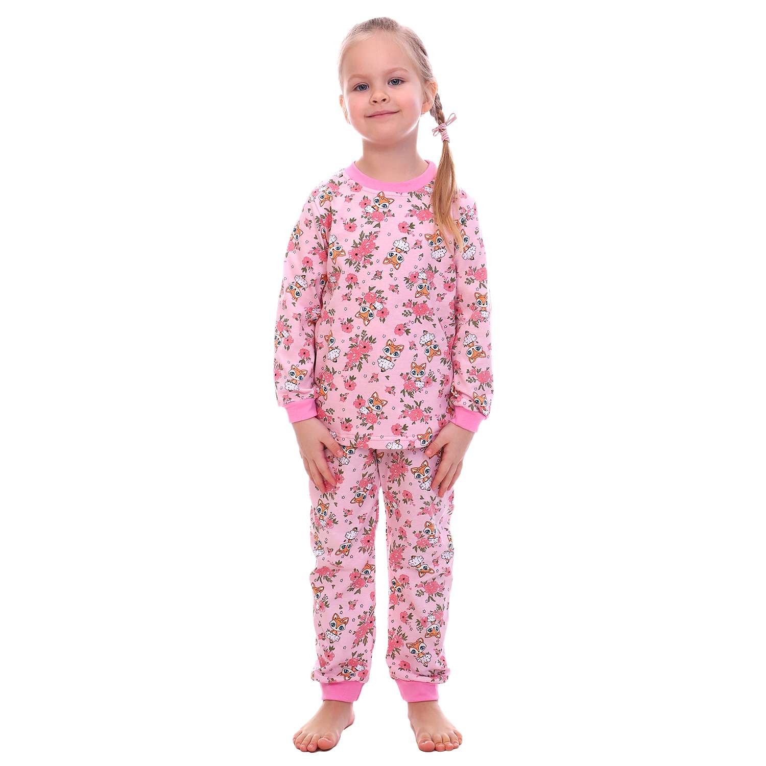 Пижама Детская Одежда 0411КД1/розовый3 - фото 1
