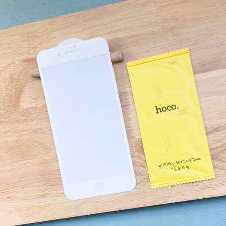 Закаленное стекло 9Н HOCO Gorilla Glass G5 для iPhone 7/8 Plus / Белое