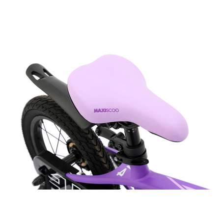 Детский двухколесный велосипед Maxiscoo Air стандарт плюс 14 фиолетовый матовый
