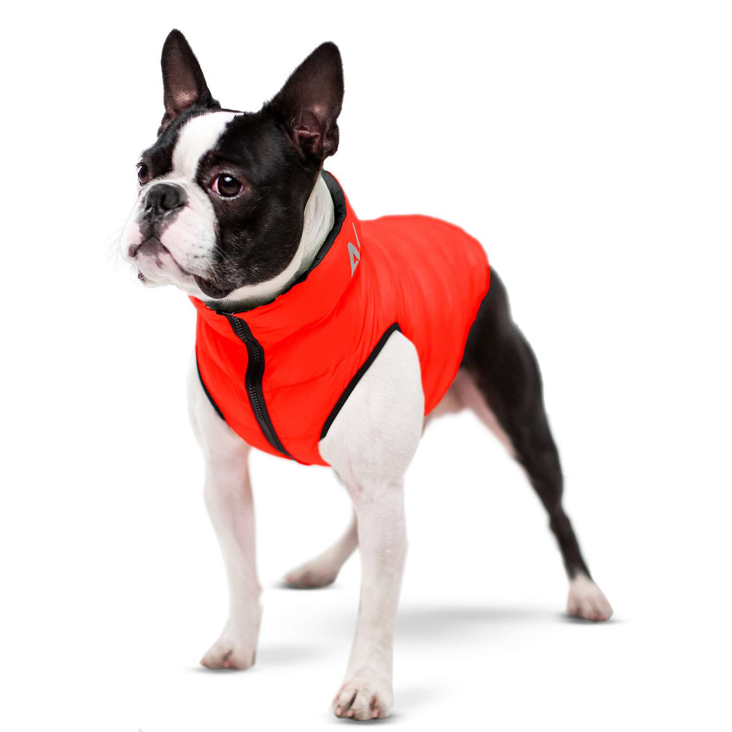 Курточка для собак Airyvest двусторонняя L 55 Красная-Черная - фото 2