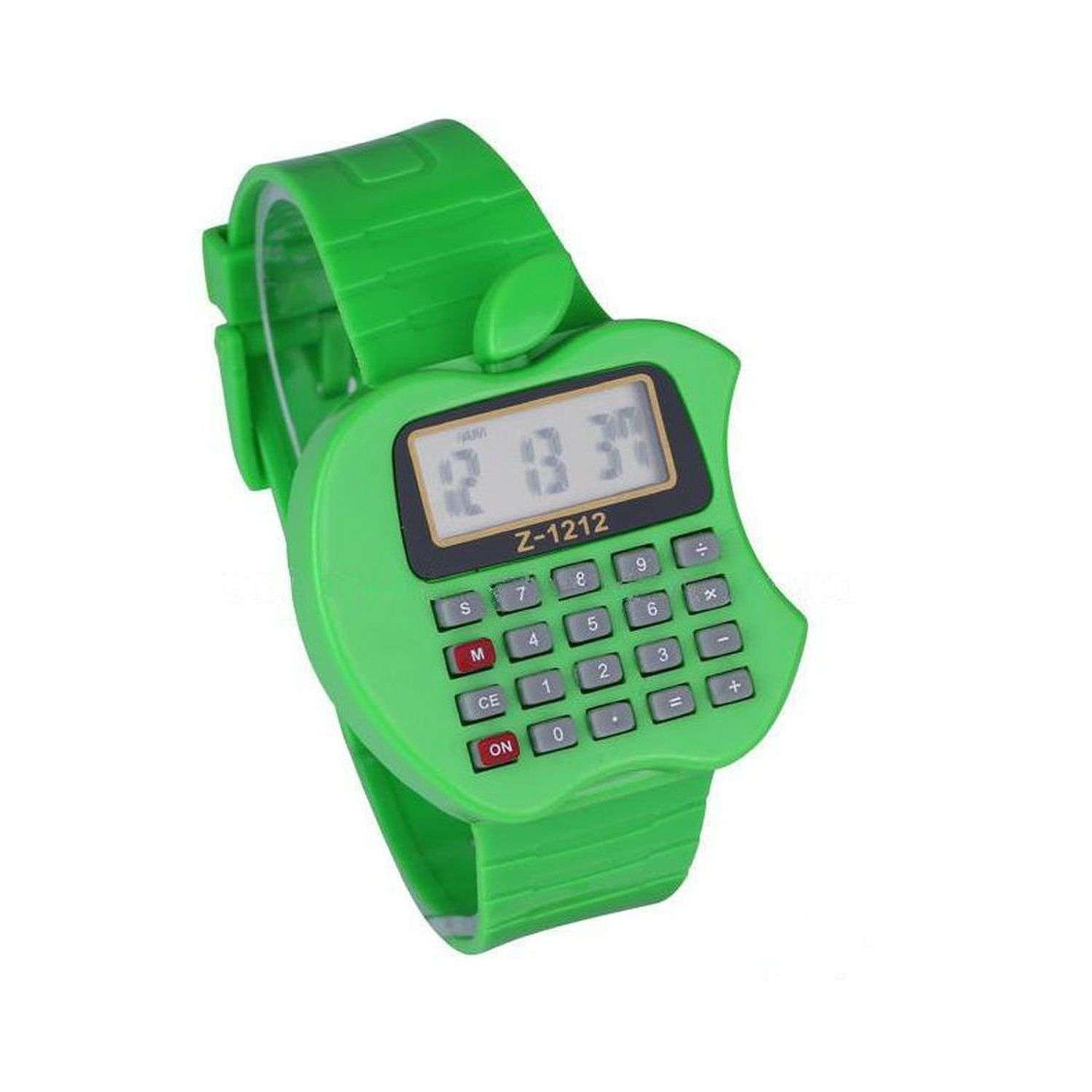 Часы - калькулятор Ripoma Яблоко зеленые - фото 1