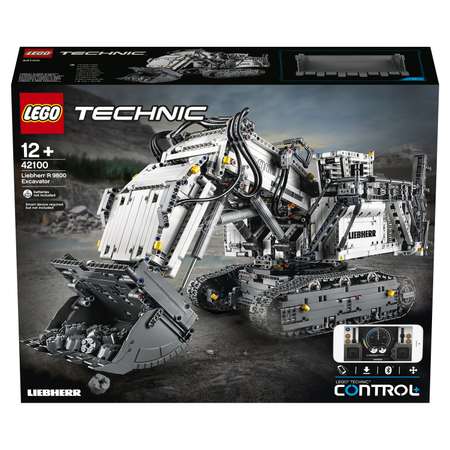 Конструктор LEGO Technic Экскаватор Liebherr R 9800 42100
