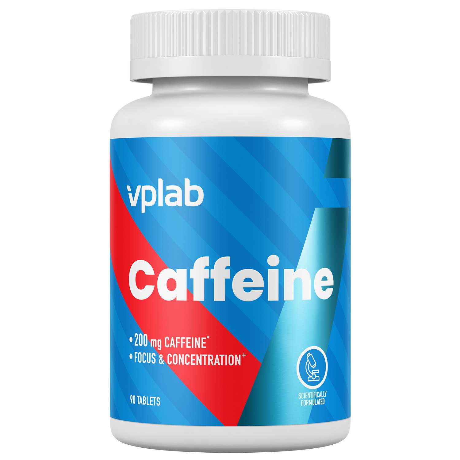 Биологически активная добавка VPLAB Кофеин 200мг*90таблеток - фото 1