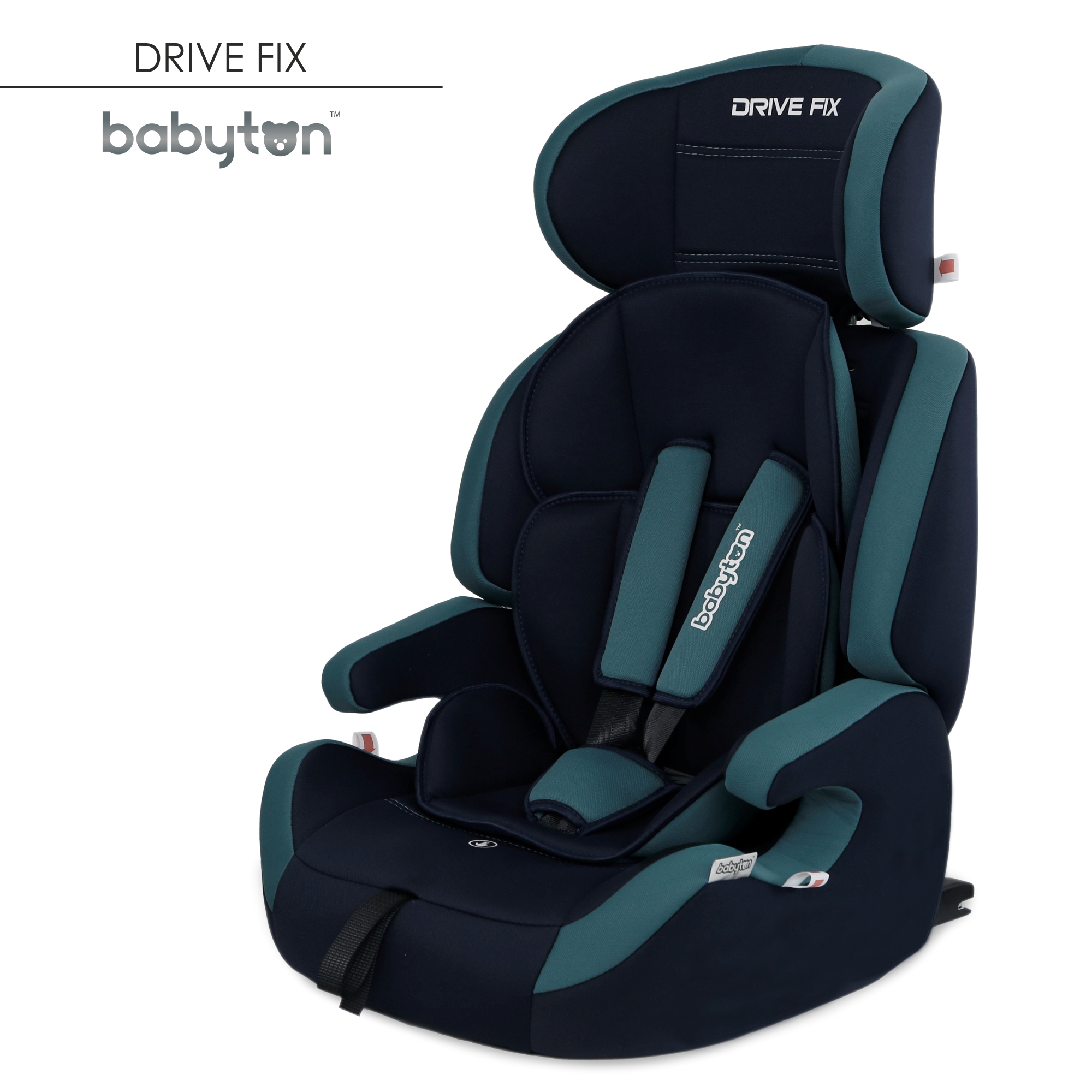 Автокресло Babyton Drive Fix Indigo-Aqua Isofix 1/2/3 (9-36 кг) - фото 2