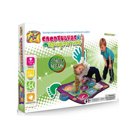 Игрушка развивающая ЗНАТОК Музыкальный детский коврик Спортивная Арифметика