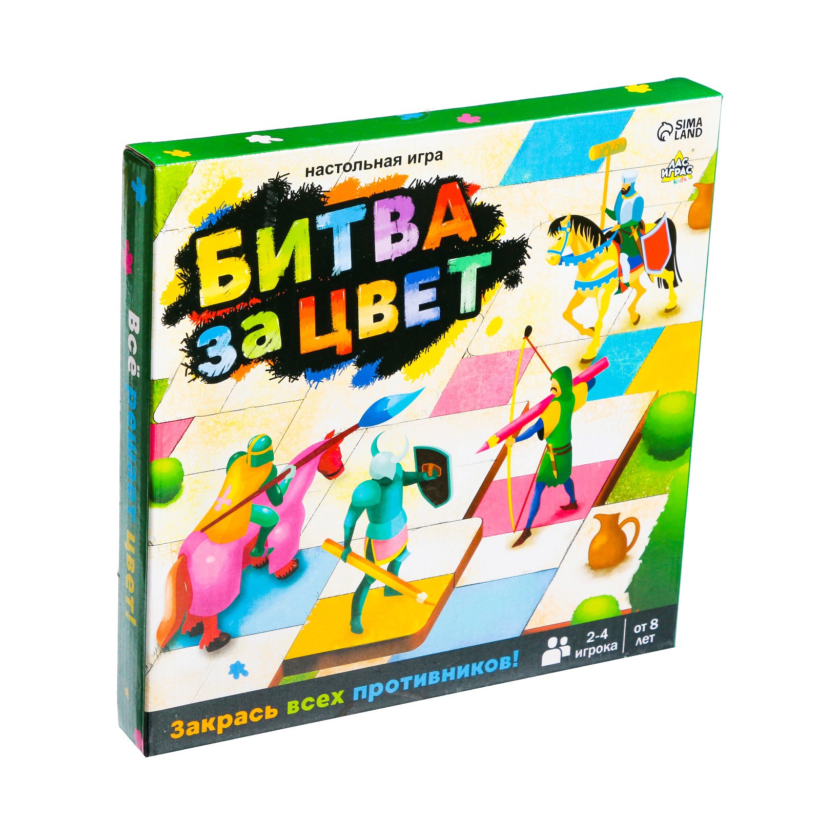 Настольная игра для детей на логику Лас Играс KIDS «Битва за цвет» 2-4 игрока 8+ - фото 15