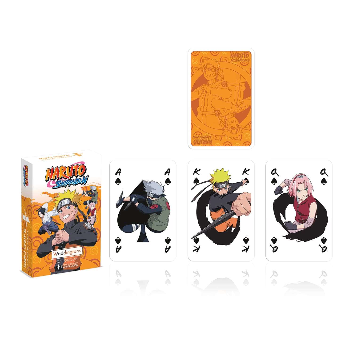 Игра настольная Winning Moves Карты игральные Naruto Наруто - фото 2