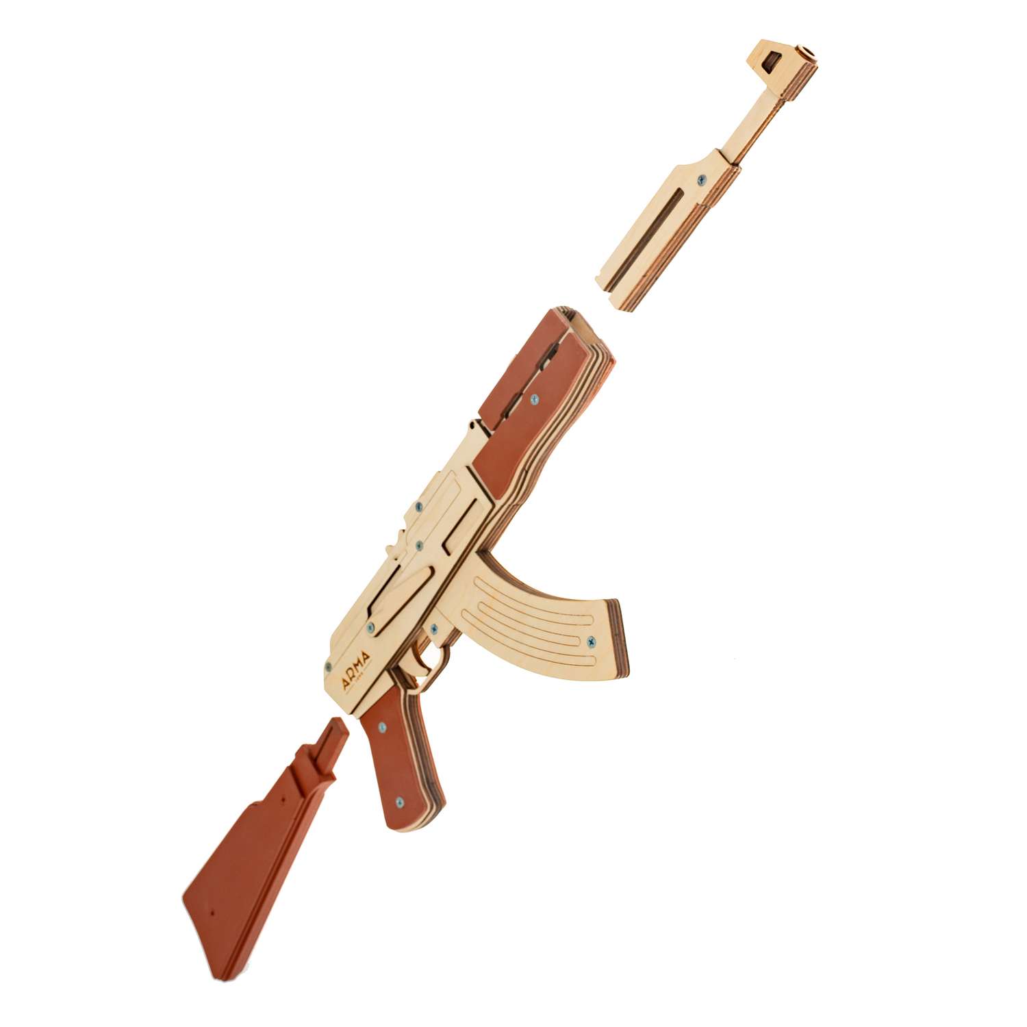Резинкострел Arma.toys АК-47 фрагментарно окрашенный - фото 4