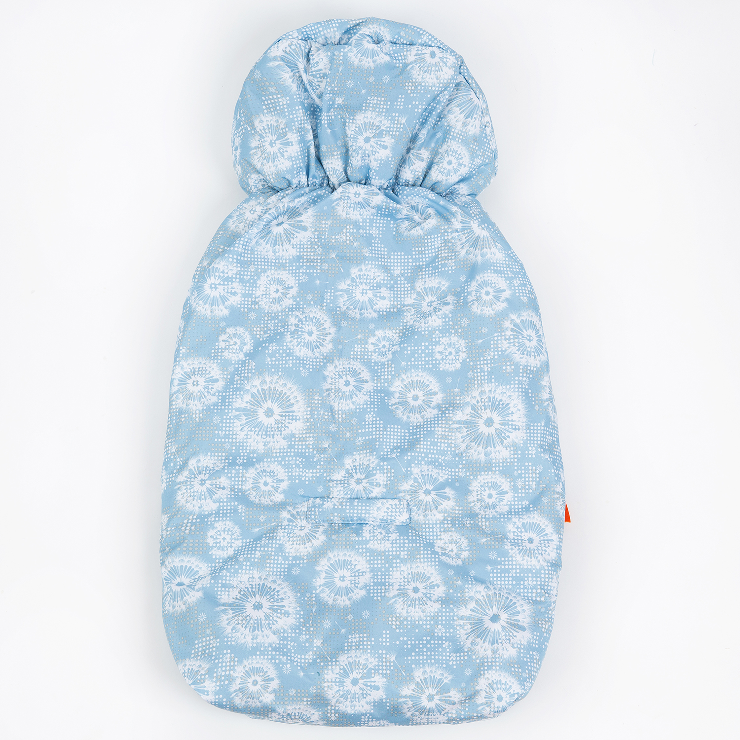 Конверт на выписку Чудо-Чадо для новорожденного теплый флисовый «Chicky» голубой/одуванчики - фото 4