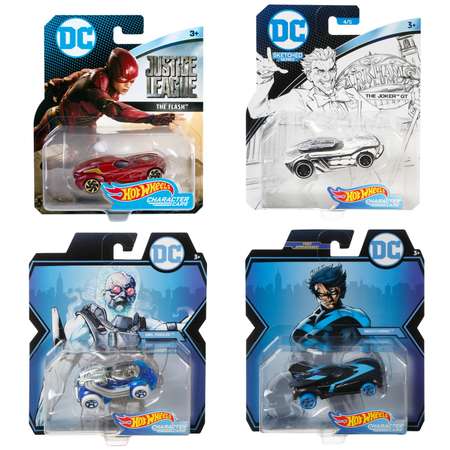 Машинки Hot Wheels персонажей DC в ассортименте