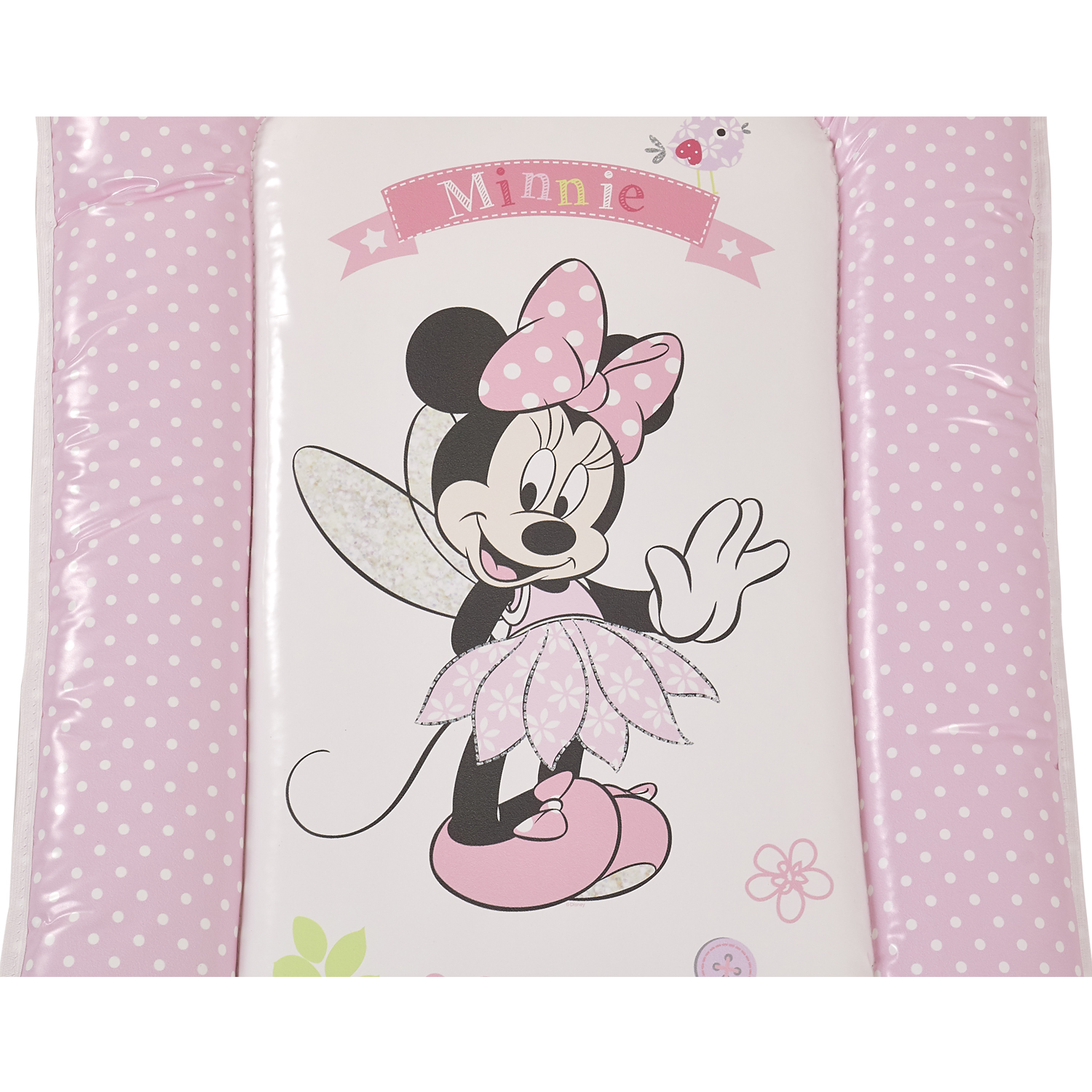 Матрас для пеленания Polini kids Disney baby Минни Маус Фея 70*50см Розовый - фото 7