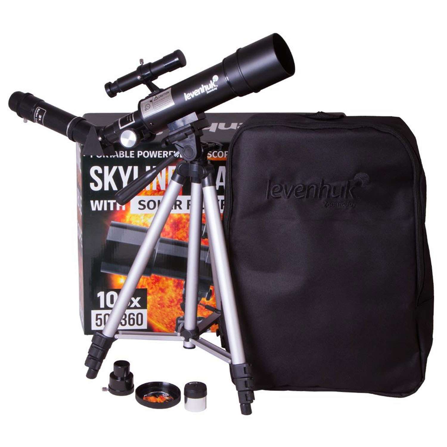 Телескоп Levenhuk Skyline Travel Sun 50 - фото 2