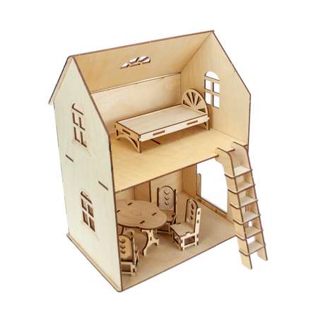 Кукольный домик My_derevo Коттедж с мебелью