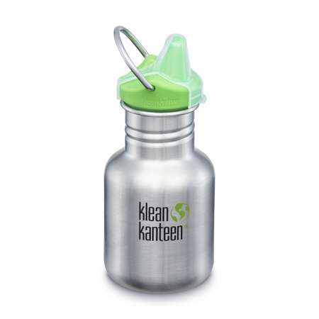 Детская бутылка Klean Kanteen Kid Classic Sippy 12oz Brushed Stainless 355 мл