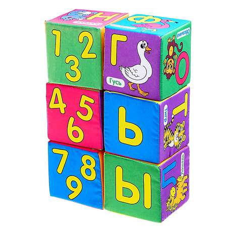 Кубики IQ-ZABIAKA Учим алфавит