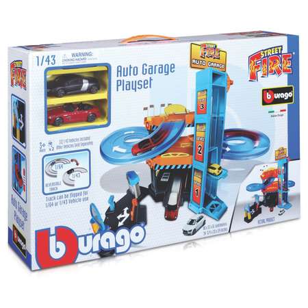 Игровой набор Bburago многоуровневый автогараж с машинками 18-30361