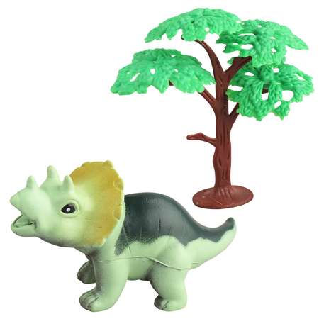 Игровой набор Mioshi Маленькие звери: Трицератопс 11х6 см