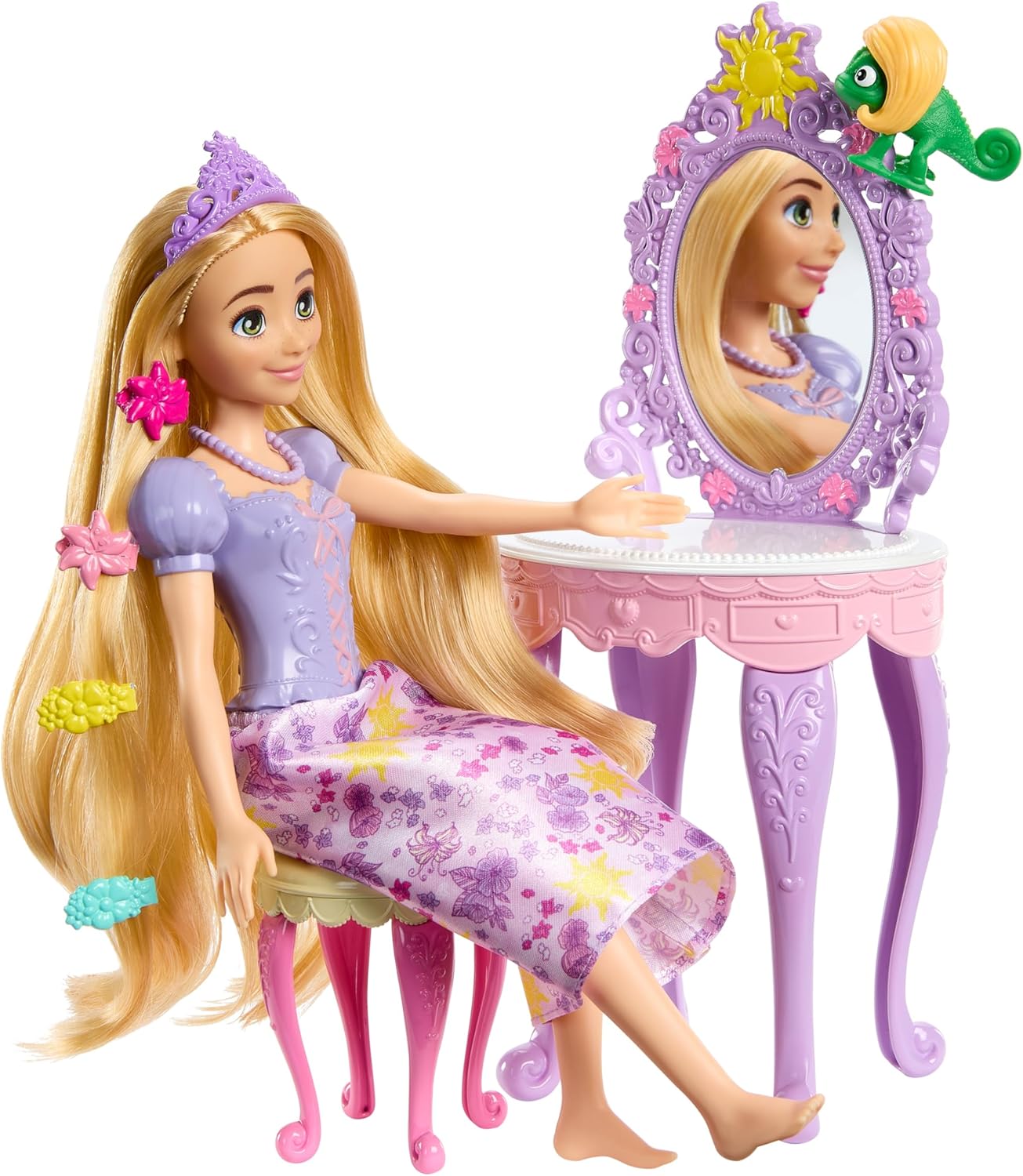 Кукла Disney Princess Rapunzels Vanity HLX28 HLX28 - фото 4