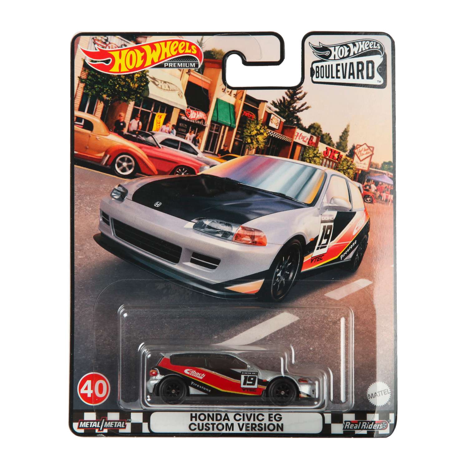 Машинка Hot Wheels Избранные модели Хонда Цивик EG GJT68 - фото 2