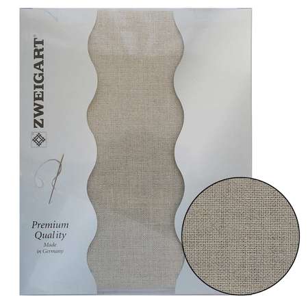 Канва Zweigart для вышивания шитья и рукоделия 32ct 50х70 см светло - бежевая
