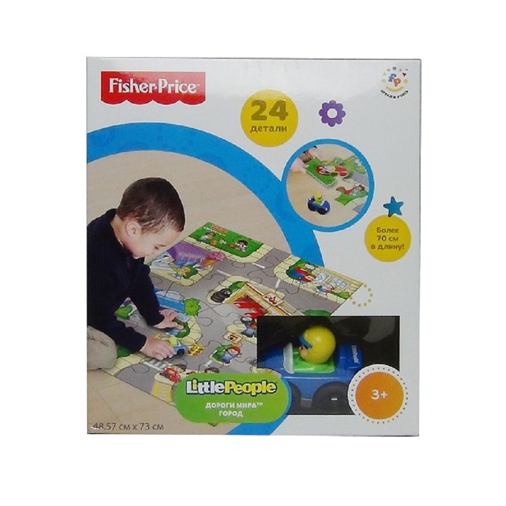 Пазл Fisher Price мягкий - фото 1