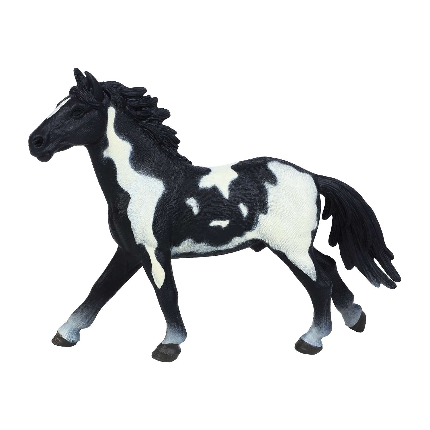 Игрушка фигурка Masai Mara Лошадь черно-белая Мир лошадей - фото 4