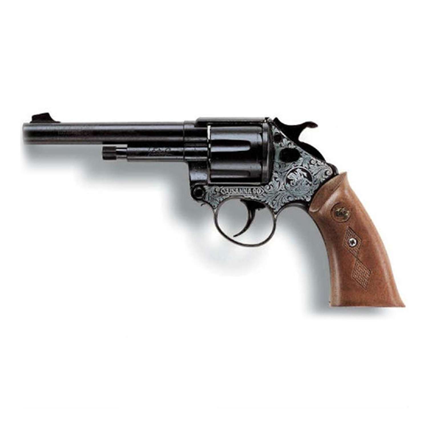 Пистолет Edison Giocattoli 12 зарядов Susanna Metall Western 22.5 см - фото 1