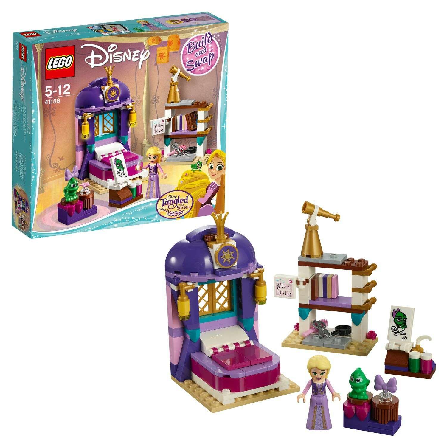 Конструктор LEGO Disney Princess Спальня Рапунцель в замке 41156 - фото 1