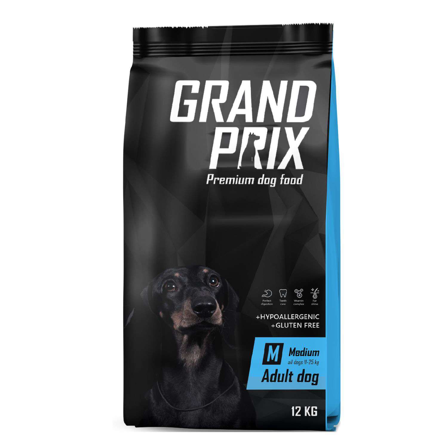 Корм для собак Grand Prix Medium Adult курица12кг - фото 1