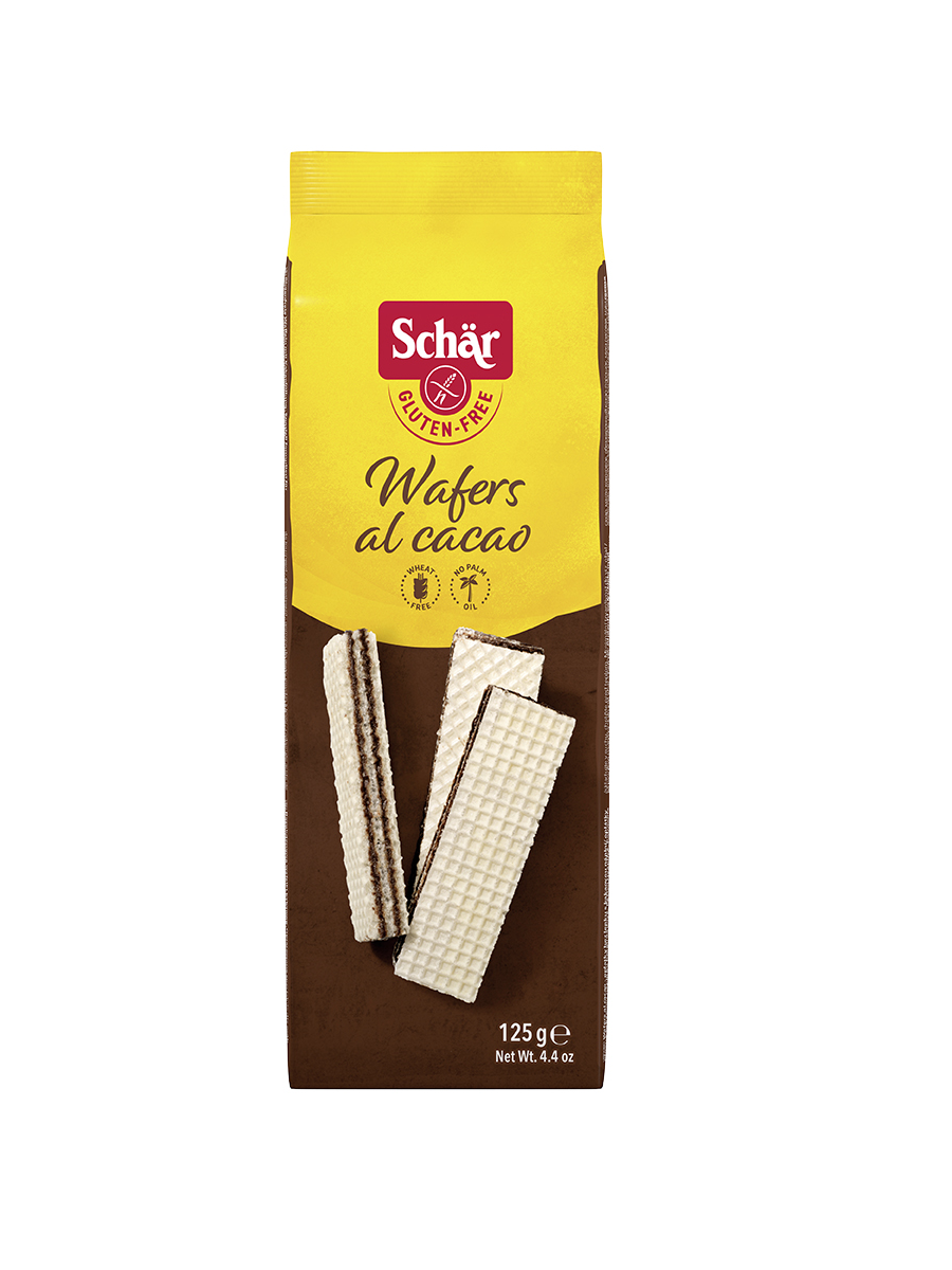 Вафли Dr.Schar с какао Wafers al cacao 125 гр - фото 1