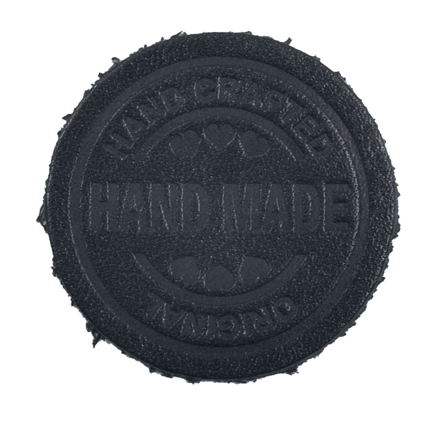 Термоаппликация Галерея нашивка заплатка Hand Made 3.4 см из кожи для ремонта и украшения одежды черный - фото 2