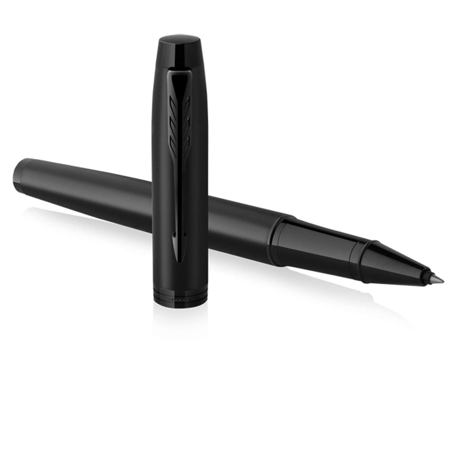 Ручка-роллер PARKER IM Achromatic Black черная подарочная упаковка - фото 1