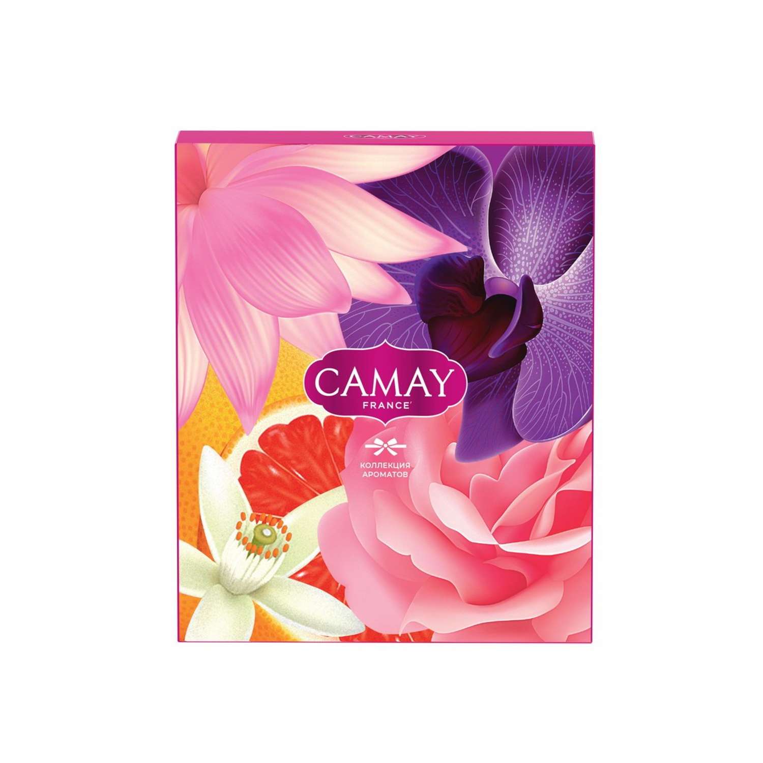 Подарочный набор Camay Коллекция ароматов туалетное мыло 4 штуки - фото 2