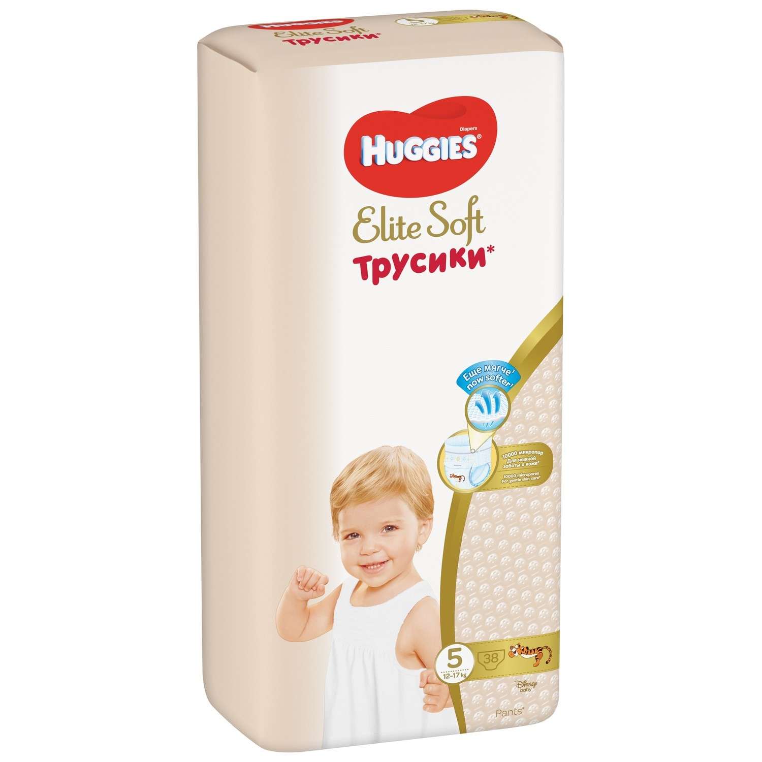 Подгузники-трусики Huggies Elite Soft 5 12-17кг 38шт - фото 2