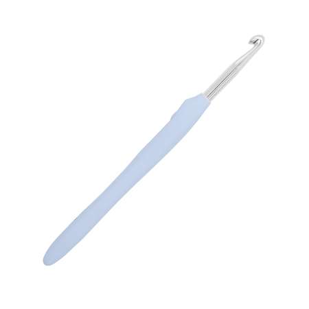Крючок для вязания Hobby Pro гладкий из практичного металла с прорезиненной мягкой ручкой 6 мм 953600