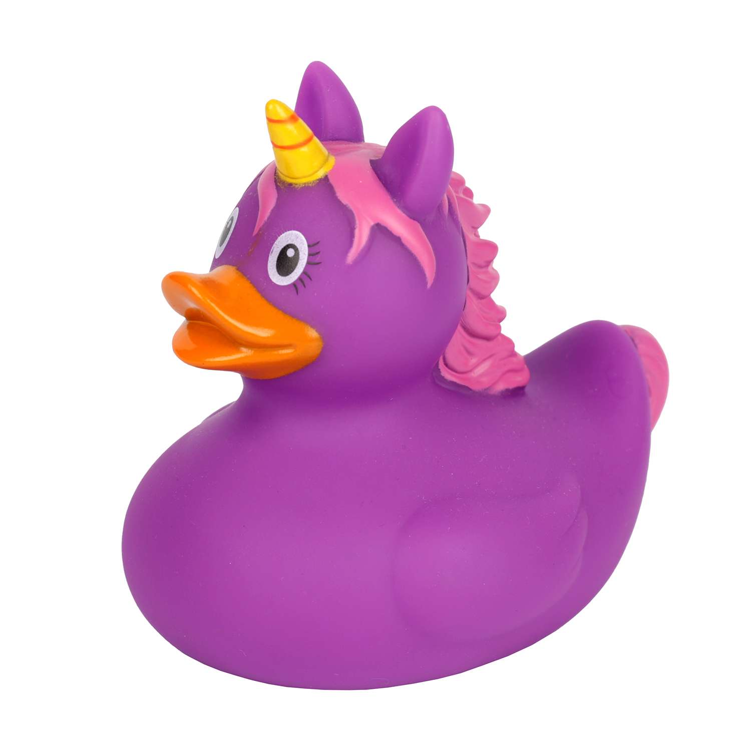 Игрушка для ванны сувенир Funny ducks Единорог пурпурный уточка 2090 - фото 1
