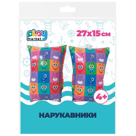 Нарукавники надувные Феникс Презент для плавания для детей старше 4-х лет ПВХ 27*15см 94109