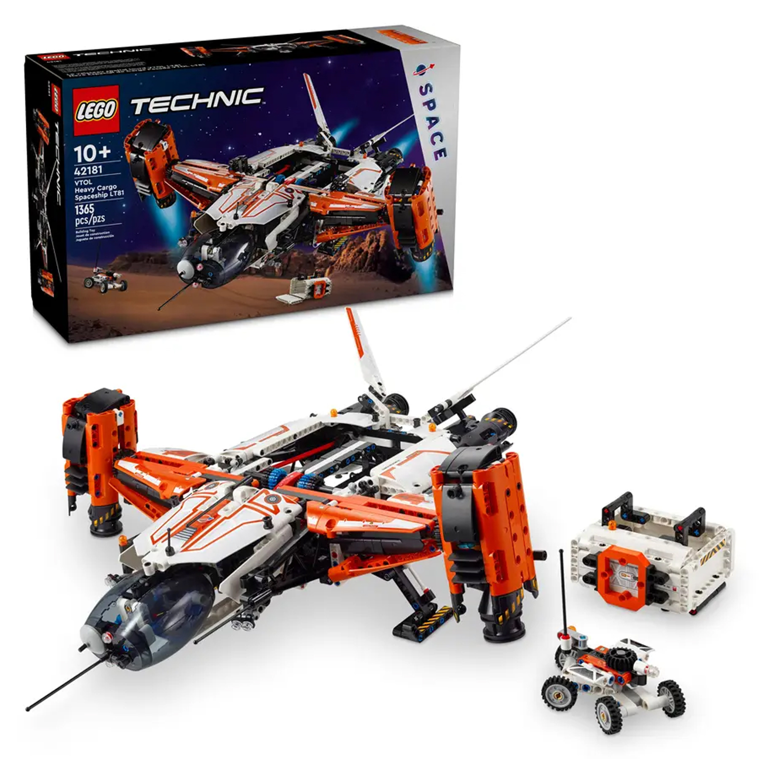 Конструктор детский LEGO Technic Тяжёлый грузовой космический корабль - фото 1