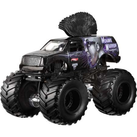 Машина Hot Wheels Monster Jam 1:64 Воин с ирокезом T8580