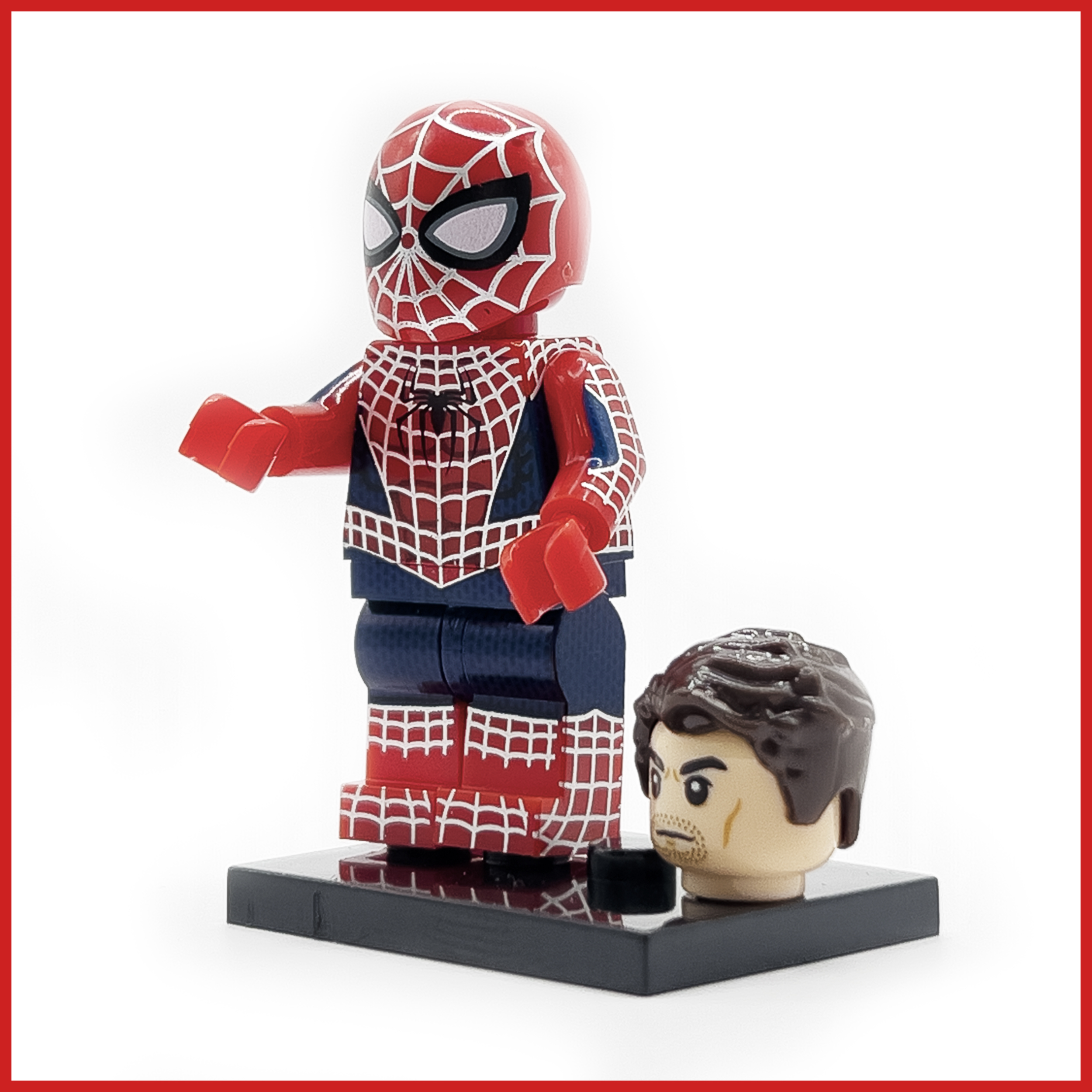 Игрушка LX Минифигурка Minifigures Marvel Марвел Человек Паук - фото 2