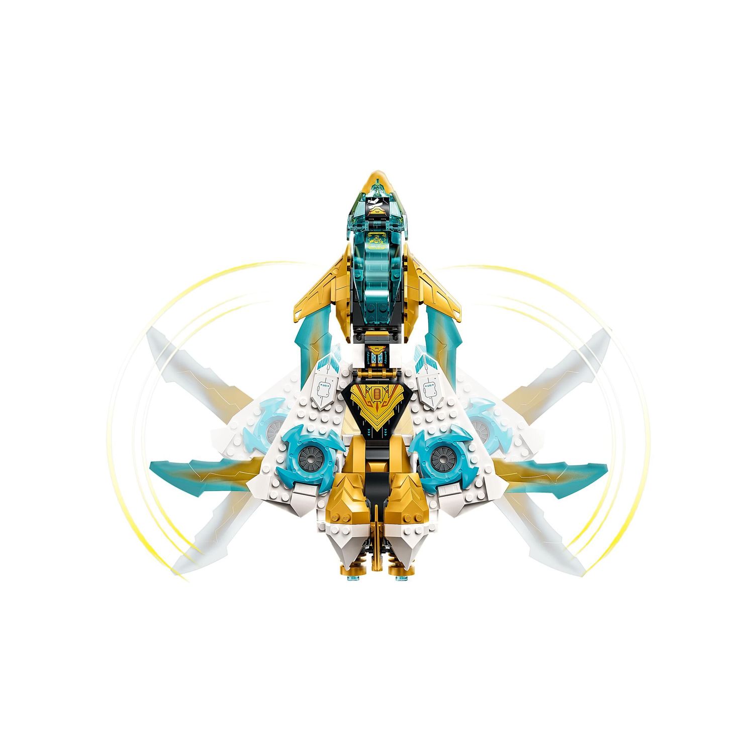 Конструктор LEGO Ninjago Zanes Golden Dragon Jet 71770 - фото 4