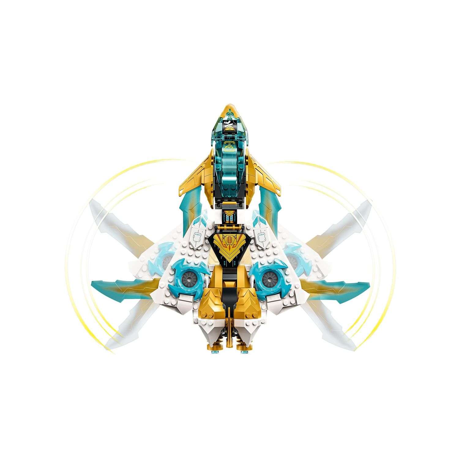 Конструктор LEGO Ninjago Zanes Golden Dragon Jet 71770 - фото 4