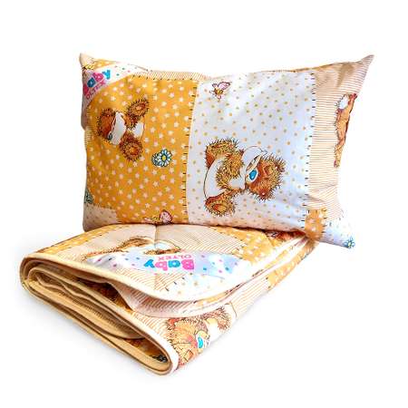 Комплект OLTEX Комплект подушка и одеяло Жёлтый